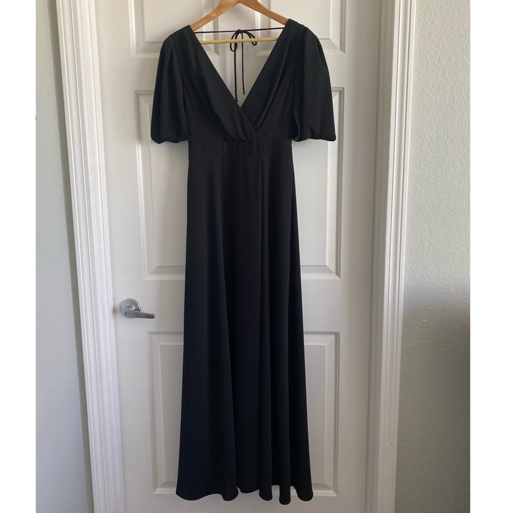 J. Crew Felicity Long Dress in Matte Crepe